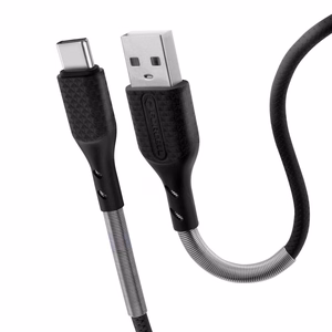 Kaabel USB A to USB C Forcell F-Energy QC4.0 5A 60W Carbon 1 m CB-02A must