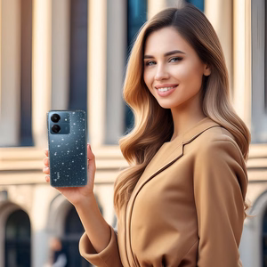 Crystal Glitter Ümbris jaoks Xiaomi Redmi 13C Hõbedane