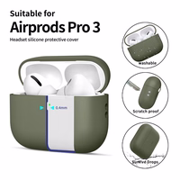 Tech-Protect Silicone Ümbris jaoks AirPods Pro 3 - Roheline