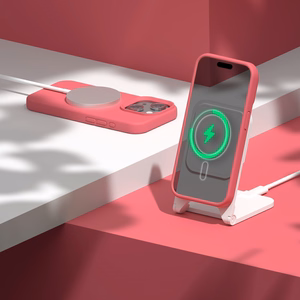 Etteri Silicone ümbris jaoks iPhone 15 6,1" raspberry