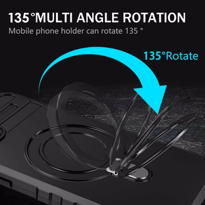 Tel Protect Armor Magsafe Metal Ring Ümbris jaoks Iphone 15 Plus must