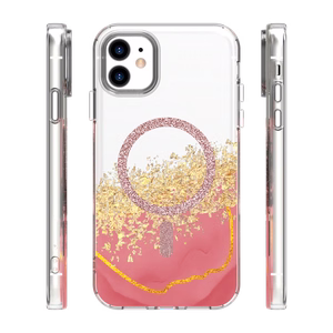 Epoxy Mag case for iPhone 11 pink