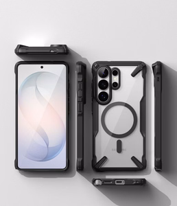 Ringke Fusion X Magnetic MagSafe Ümbris for Samsung Galaxy S26 Ultra - Clear must