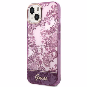 Guess GUHCP14MHGPLHF iPhone 14 Plus 6.7" фуксия/фуксия жёсткий чехол Porcelain Collection