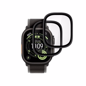 Tech-Protect 2-pack karastatud klaas jaoks Apple Watch Ultra 49mm - must