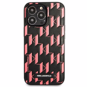 Karl Lagerfeld Monogram Plaque iPhone 13 Pro Max 6.7" Ümbris - roosa