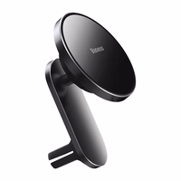 Baseus Big Energy car mount with wireless laadija 15W jaoks Iphone 12 / Iphone 13 (must)