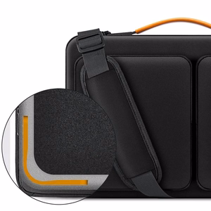 Tech-Protect Defender Bag jaoks 15-16 Laptop - must and oranž