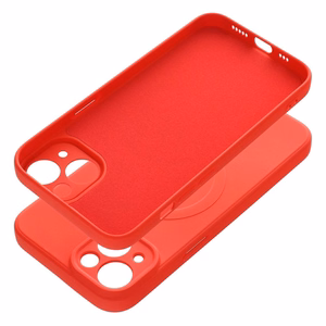 SILICONE MAG ÜMBRIS compatible with MagSafe jaoks IPHONE 14 punane
