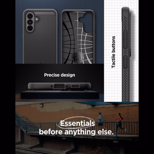 Spigen Rugged Armor ümbris Galaxy A37 5G matt must