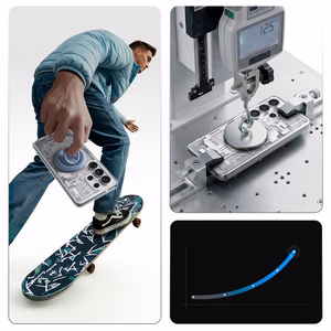 Spigen Ultra Hybrid Mag MagSafe Ümbris for Samsung Galaxy S26 Ultra Zero One - Clear and valge