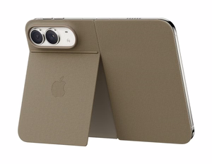 MKR64ZM/A klappümbris iPhone Duo jaoks, toega, hallikaspruun