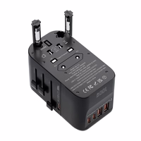 Blitzwolf BW-TA2 5-in-1 Reisi Adapter 2xUSB PD + 2xC QC + C GaN 100W