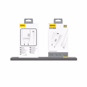 Dudao A27S 25W GaN USB-A Laadija - valge