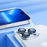 Joyroom 14Q Case iPhone 14 korpuse ümbris läbipaistva kaamerakattega (JR-14Q1 läbipaistev)