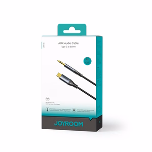 Joyroom Audio Transfer Series SY-A07 Mini Jack 3.5mm/USB-C Kaabel 1.2m - must