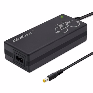 Qoltec 50761 – elektrijalgratta akulaadija, 36 V / 42 V, 2 A, 5.5×2.5 mm pistik
