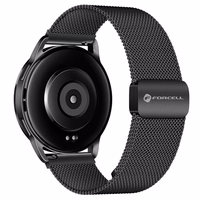 Strap to Samsung Galaxy Watch Forcell F-Design FS11 magnetic steel 20 mm must