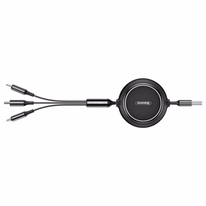 USB kaabel Baseus 3in1 must 35cm / 120cm