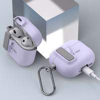 Tech-Protect Slim Hook Ümbris jaoks AirPods 4 - lilla