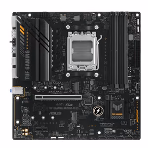 Asus TUF GAMING A620M-PLUS Processor family AMD Processor socket AM5 DDR5 DIMM Memory slots 4 Supported hard disk drive interfaces SATA, M.2 Number of SATA connectors 4 Chipset AMD A620 Micro-ATX