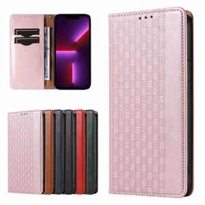 Magnet Strap Case для Samsung Galaxy S23+ флип-кошелёк мини-ремешок подставка розовый