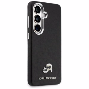 Karl Lagerfeld ümbris Saffiano KC Metal Logo MagSafe Samsung Galaxy S26 must