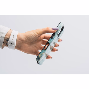 Ümbris jaoks iPhone 15 PRO MAX Forcell F-Protect Mirage compatible with Magsafe Military Drop-Test roheline marble