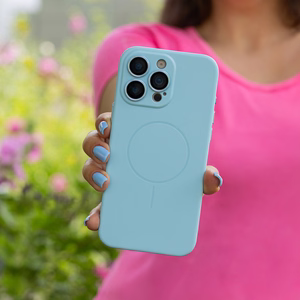 Чехол Ultra Trendy Vivid Thin Mag для iPhone 12 6,1" синий