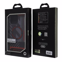 Audi IML Sport MagSafe Ümbris iPhone 14 Pro Max 6.7" must/must hardcase AU-IMLMIP14PM-RSQ/D2-BK