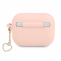 Guess GUAPLSCHSP AirPods Pro kate roosa/roosa Silikoonist Charm Heart Collection