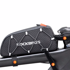 Rockbros 039BK punutud 1 l jalgratta raamikott – must
