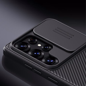Nillkin CamShield Pro Ümbris jaoks Samsung S25 Ultra with Camera Cover - must