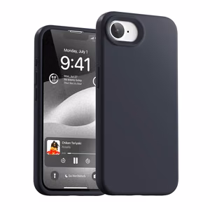 Mercury Pure Magsafe силиконовый чехол Apple iPhone 16e/17e темно-синий