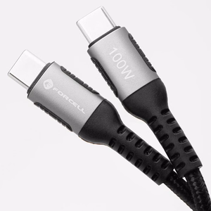 Kaabel USB C to USB C Forcell F-Energy QC4.0 PD 5A 100W Cafule 0,25 m C260 must