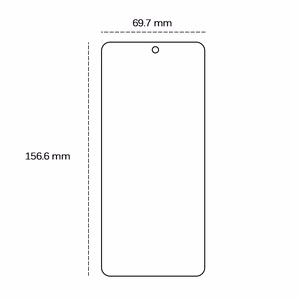 Karastatud klaas 2,5D jaoks Xiaomi 13T