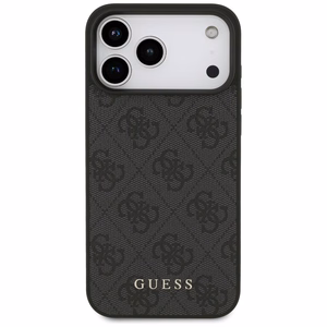 Guess Чехол для iPhone 17 Pro Max GUHCP17XG4GFGR (PU 4G Classic) коричневый