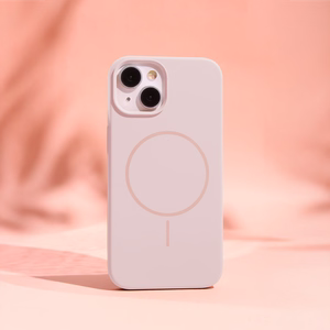 Silicone Thin Mag ümbris iPhone 16 6,1" heleroosa