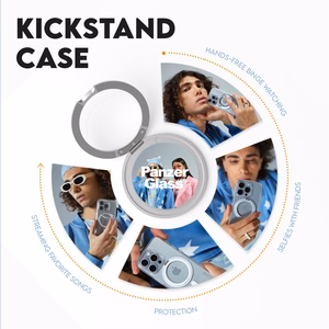 CARE by PanzerGlass Feature Kickstand Ümbris iPhone 16 Pro Max 6.9" hõbedane/hõbedane MagSafe 1328
