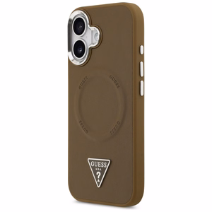 Guess Triangle Logo MagSafe ümbris jaoks iPhone 17 - brown