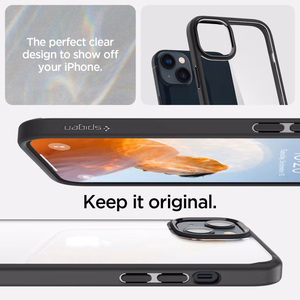 Spigen Ultra Hybrid iPhone 14 Plus ümbris - matt must