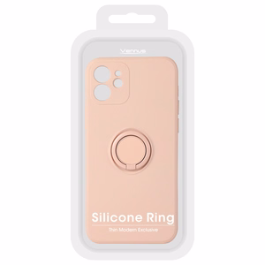 Vennus Silicone Ring for Iphone 11 Pro Light pink
