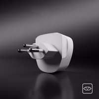 SBS CH Travel Adapter - Universal - Valge