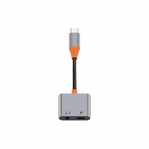 WiWU - Audio adapter LT10 Typ C to Typ C + 3.5mm