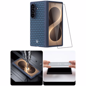 Benks Magnetic Armor Grid Pro Grand Combo ümbris (C.K.FL.SA.BE.C051) Samsung Galaxy Z Fold 8 Ultra mudelile, sinine