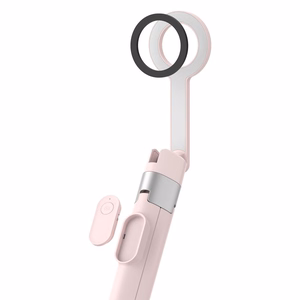 Tech-Protect L10S Bluetooth-selfikepp, roosa ja hall