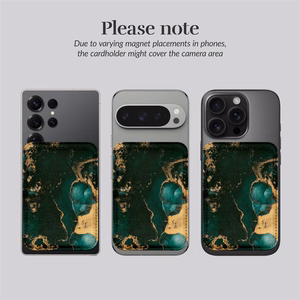 MIO Green Marble Magsafe ümbris kaardihoidjaga