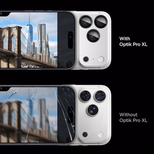 Spigen Optik Pro XL Camera Lens Glass jaoks iPhone 17 Pro - Silver