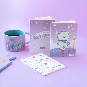 BT21 RJ A6 märkmike komplekt, 3 tk