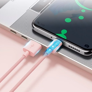 USB Cable Joyroom "S-1030M13" Pink "Lightning" 100cm